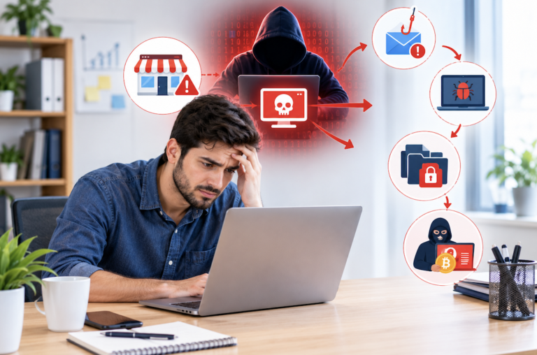 How Ransomware Attacks Work and Why Small Businesses Are Targets 